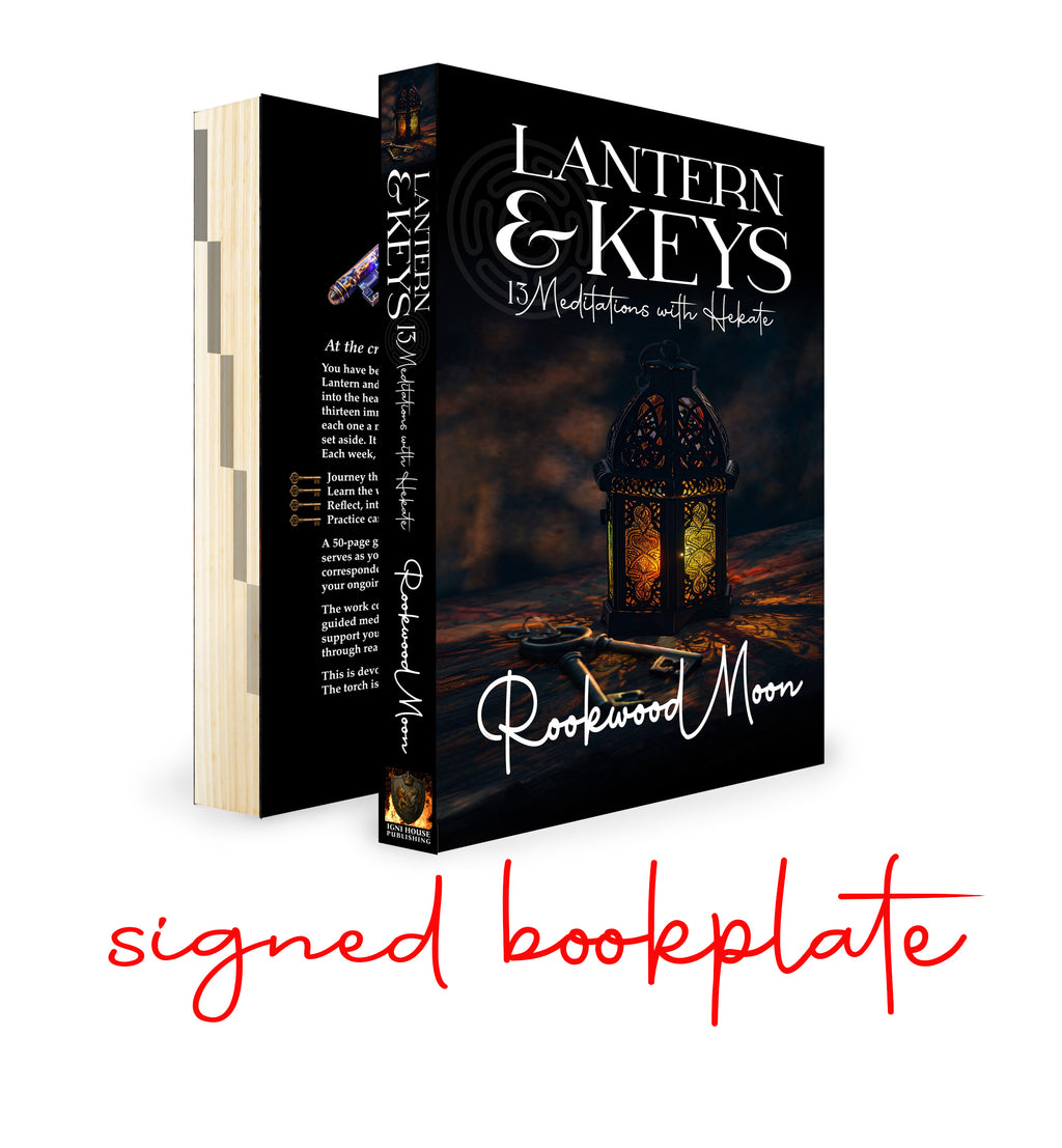PRINT BOOK with SIGNED BOOKPLATE: Lantern & Keys: 13 Meditations with Hekate
