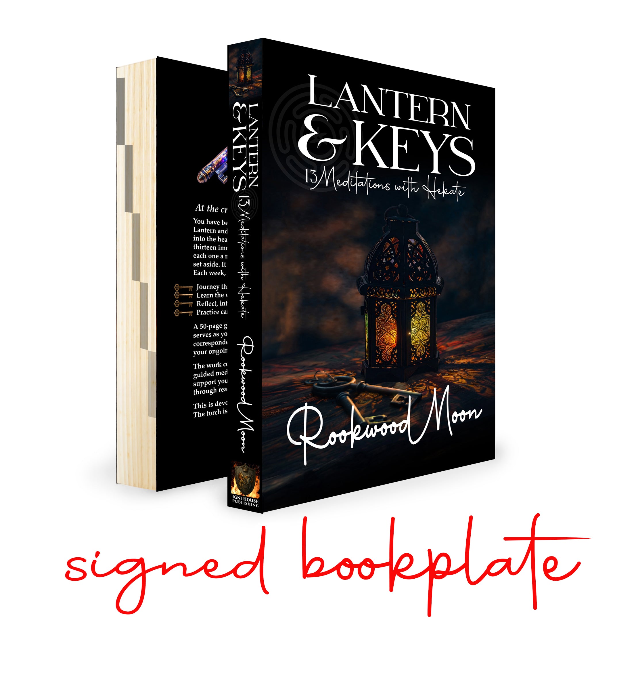 PRINT BOOK with SIGNED BOOKPLATE: Lantern & Keys: 13 Meditations with Hekate